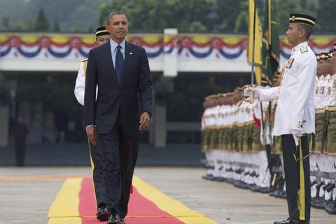 Tổng thống Mỹ Barack Obama bắt đầu thăm Malaysia