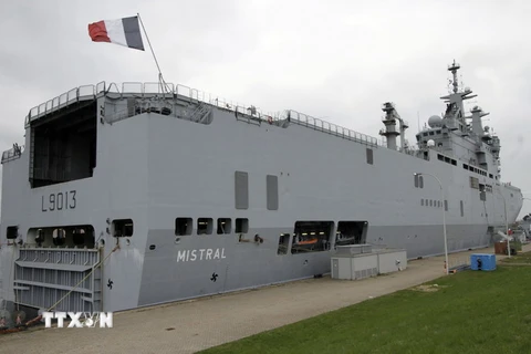 Mỹ chỉ trích việc chính phủ Pháp bán tàu chiến cho Nga