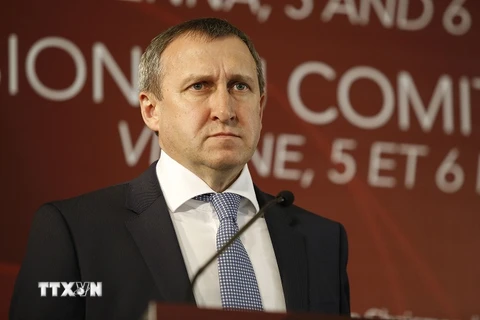 Ngoại trưởng Ukraine Andriy Deshchytsia. (Nguồn: AFP/TTXVN)