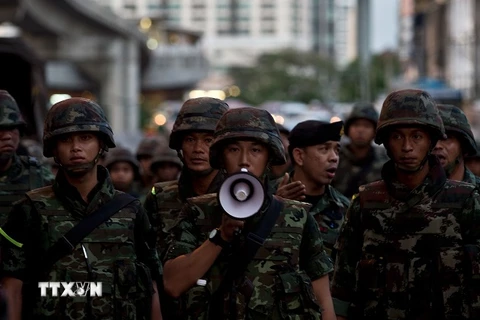 [Video] Bùng phát biểu tình phản đối đảo chính quân sự ở Thái Lan