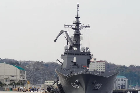 Đà Nẵng: Tàu Kunisaki của Nhật Bản cập cảng Tiên Sa