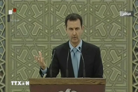 [Video] Tổng thống Syria al-Assad tuyên thệ nhậm chức 