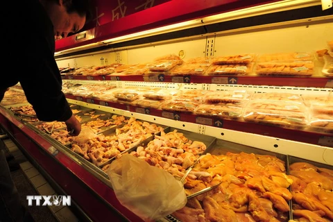 Trung Quốc dự kiến xuất 450.000 tấn thịt gà trong năm 2014