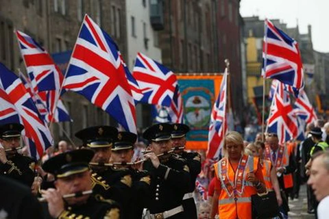 Phe Tin Lành biểu tình rầm rộ phản đối Scotland tách khỏi nước Anh
