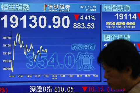 Biểu tình tại Hong Kong khiến chỉ số Hang Seng giảm sâu