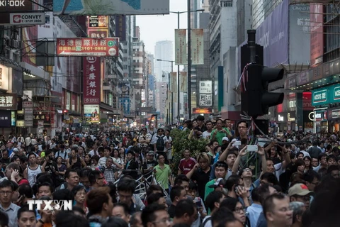 Chính quyền Hong Kong gặp sinh viên biểu tình vào ngày 10/10