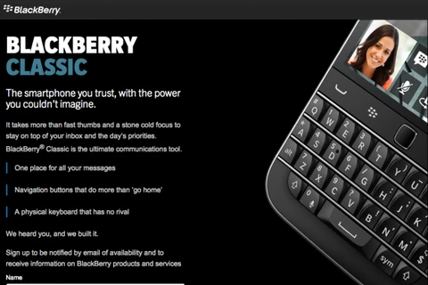 BlackBerry Classic “tìm về cội nguồn” hứa hẹn thu hút khách hàng