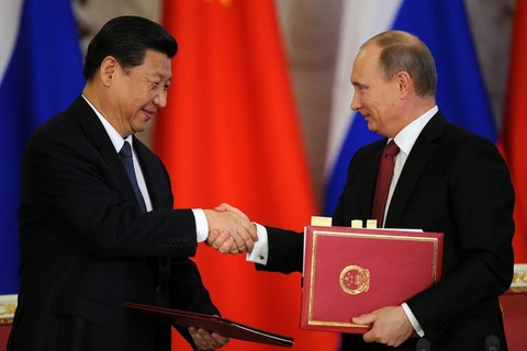 Lãnh đạo Nga và Trung Quốc trao đổi thông điệp Năm mới