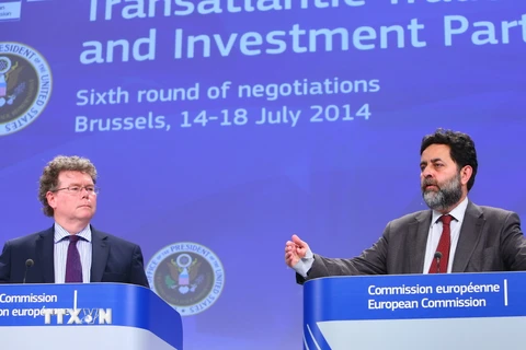 EU và Mỹ bắt đầu tiến hành vòng đàm phán thứ 8 về TTIP 
