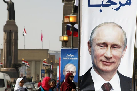 Tổng thống Putin đến Ai Cập để mở rộng ảnh hưởng của Nga