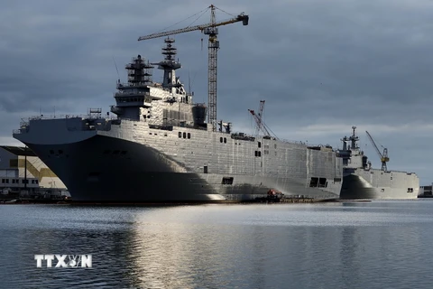 Pháp-Nga tìm cách tháo gỡ bế tắc trong vấn đề tàu Mistral