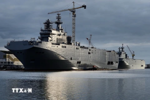 Pháp đề xuất đền Nga 785 triệu euro để hủy vụ tàu Mistral
