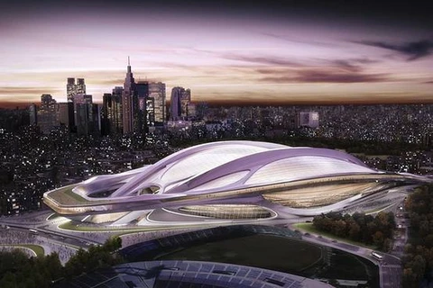 Sân vận động phục vụ Olympic Tokyo 2020. (Nguồn: Associated Press) 