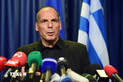 Bộ trưởng Tài chính Hy Lạp Yanis Varoufakis. (Nguồn: AFP/TTXVN) 