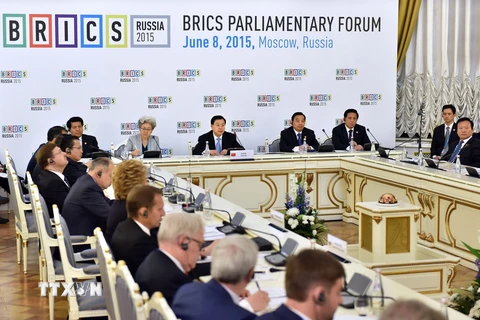 Quang cảnh Diễn đàn Nghị viện khối BRICS. (Nguồn: THX/TTXVN)