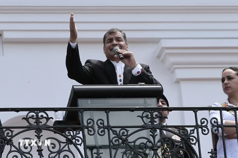Tổng thống Ecuador Rafael Correa. (Nguồn: AFP/TTXVN)