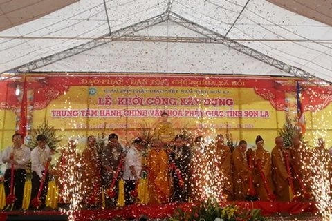 Khởi công Trung tâm Phật giáo Sơn La tổng đầu tư 200 tỷ đồng