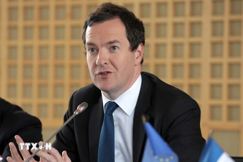 Bộ trưởng Tài chính Anh George Osborne. (Nguồn: AFP/TTXVN