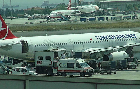 Một chiếc máy bay của Turkish Airlines. (Nguồn: DHA)