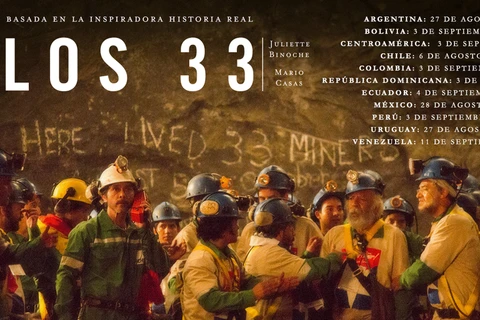 Poster phim 'The 33'. (Nguồn: byrneholics.com)