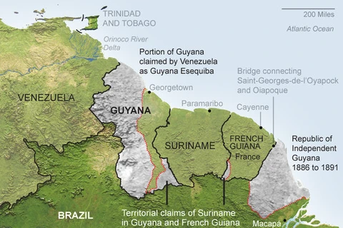Venezuela tố Guyana bí mật đi ngược nỗ lực giải quyết bất đồng