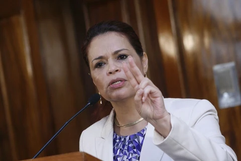 Cựu Phó tổng thống Guatemala Roxana Baldetti. (Nguồn: lahora.gt)