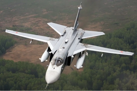 Máy bay ném bom Su-24. (Nguồn: wiki)