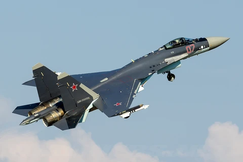Chiến đấu cơ thế hệ mới nhất Sukhoi Su-35S. (Nguồn: immortaltoday.com)