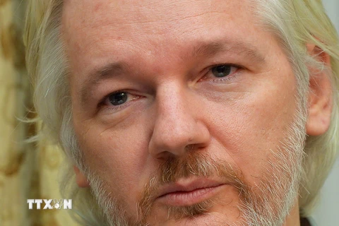 Nhà sáng lập trang mạng Wikileaks Julian Assange. (Nguồn: AFP/TTXVN)