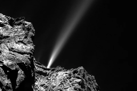 Một mảnh vỡ của sao Chổi mang ký hiệu 67P. (Nguồn: ESA)