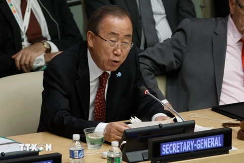 Tổng thư ký Ban Ki-Moon. (Nguồn: THX/TTXVN)