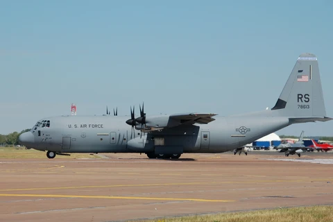 Máy bay vận tải quân sự C-130J do Hãng Lockheed Martin chế tạo. (Nguồn: wiki)