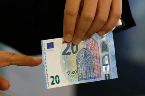 Tiền giấy mệnh giá 20 euro mới. (Nguồn: AP)