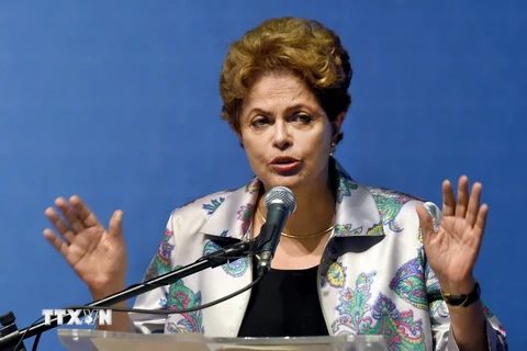 Tổng thống Brazil Dilma Rousseff. (Nguồn: AFP/TTXVN)