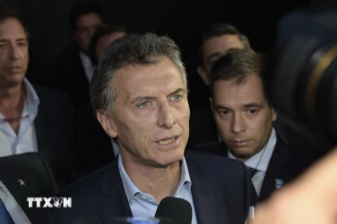 Tổng thống đắc cử Argentina Mauricio Macri. (Nguồn: AFP/TTXVN)