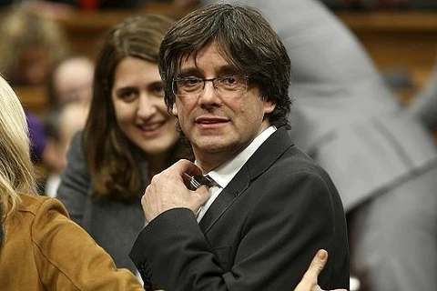 Chính trị gia ủng hộ độc lập Carles Puigdemont. (Nguồn: euronews.com)