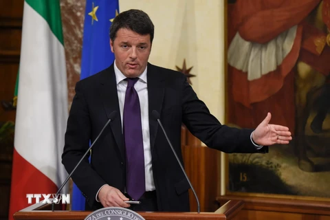 Thủ tướng Italy Matteo Renzi. (Nguồn: AFP/TTXVN)