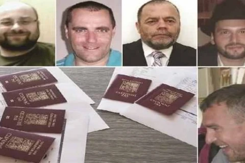 Năm công dân Séc bị bắt cóc. (Nguồn: yalibnan.com)
