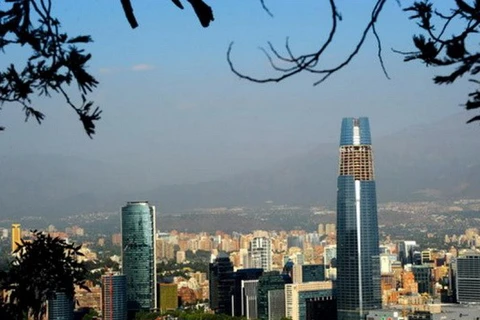Thủ đô Santiago của Chile. (Ảnh: AFP)