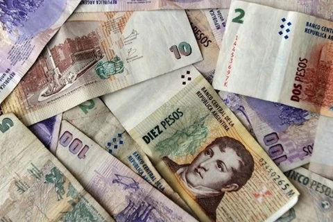 Đồng peso của Argentina. (Nguồn: AFP)