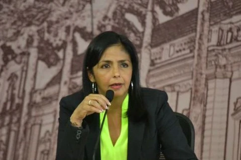 Ngoại trưởng Venezuela Rodríguez. (Nguồn: TTXVN)