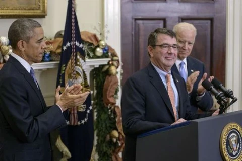 Ashton Carter, người được Tổng thống Mỹ Barack Obama đề cử làm Bộ trưởng Quốc phòng. (Nguồn: Getty Images)