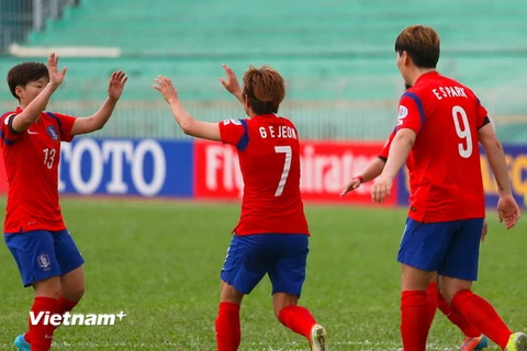 Bóng đá nữ châu Á: Hàn Quốc và Trung Quốc vào bán kết