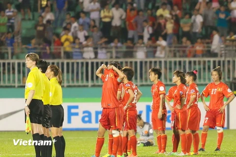 Tuyển nữ Việt Nam nhận năm bàn thua trước Triều Tiên