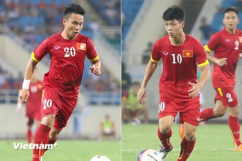 [Photo] Công Phượng, Phi Sơn cạnh tranh thế nào trước U23 Hàn Quốc?