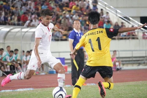 U19 Lào thắng lớn trước U19 Brunei. (Ảnh: AFF)