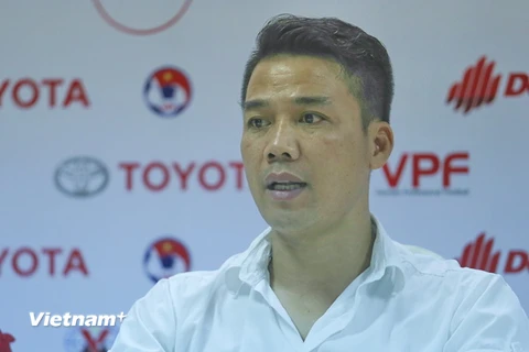 Như Thuần sẽ tiếp tục dẫn dắt Than Quảng Ninh ở V-League 201​6. (Ảnh: Thùy Minh/Vietnam+)