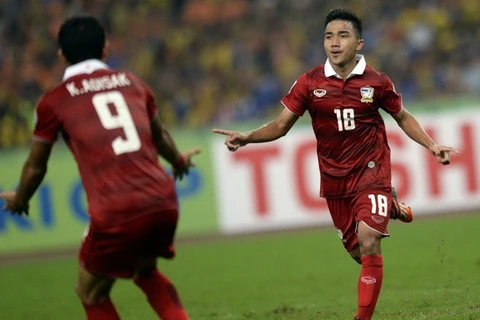 Songkrasin đã nhiều lần gây "ác mộng" cho các cầu thủ Việt Nam. (Ảnh: AFP)