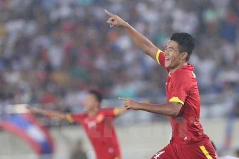 U19 Việt Nam lần thứ tư liên tiếp lọt vào vòng chung kết giải U19 châu Á. (Ảnh: Minh Chiến/Vietnam+)