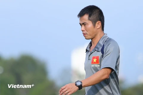 Dù chọn lối chơi thực dụng, U21 Việt Nam mới đang là đội bóng ghi nhiều bàn nhất tại giải U21 quốc tế năm nay. (Ảnh: Minh Chiến/Vietnam+)